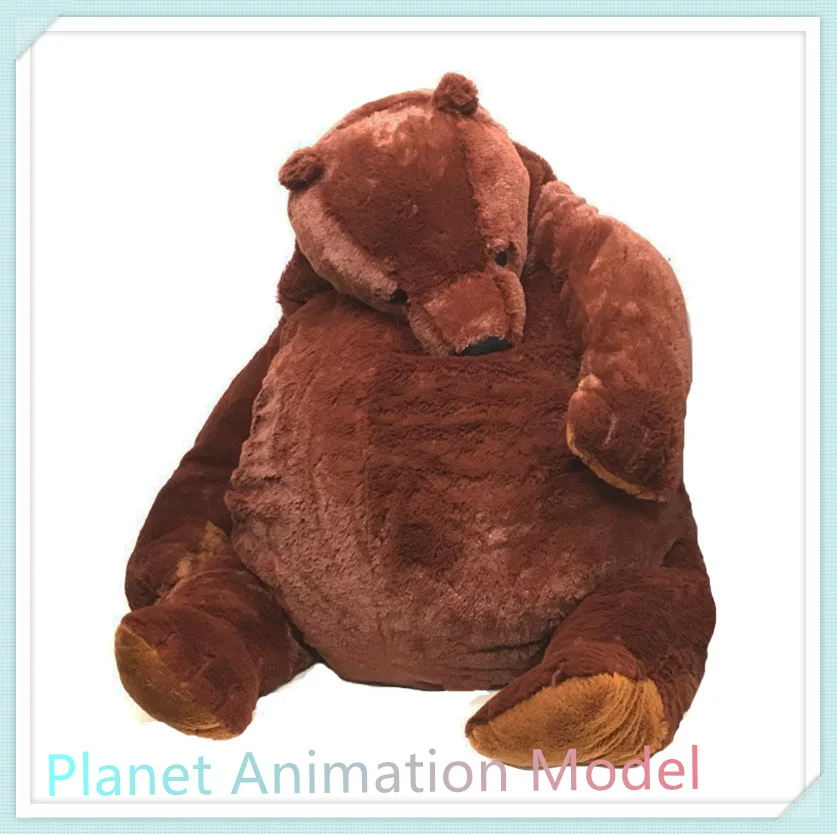 100CM Simulation Brown Bear Giant Plush Teddy Bear Toy Stuffed Animals Soft Cushion Girl Kids Birthday Gift
100CM Simulation Brown Bear Giant Plush Teddy Bear Toy Stuffed Animals Soft Cushion Girl Kids Birthday Gift
