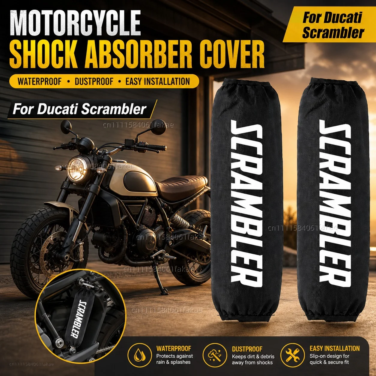 For Ducati Scrambler 400 800 1100 2014-2019 Motorcycle Rear Shock Absorber Protector Cover 270mm 350mm Suspension Protection
For Ducati Scrambler 400 800 1100 2014-2019 Motorcycle Rear Shock Absorber Protector Cover 270mm 350mm Suspension Protection