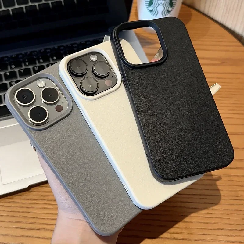 Luxury Matte Soft Leather Candy Phone Case For iPhone 17 16 15 14 Plus 13 12 11 Pro Max Protection Shockproof Silicone Cover
Luxury Matte Soft Leather Candy Phone Case For iPhone 17 16 15 14 Plus 13 12 11 Pro Max Protection Shockproof Silicone Cover