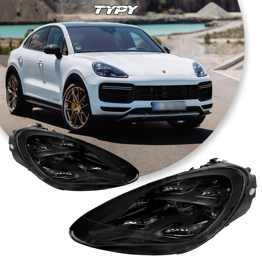 TYPY Car For Porsche Cayenne 958 Headlight 958.1 Headlights LED Matrix Head Lamps Upgrade 2023 Style Plug Play
TYPY Car For Porsche Cayenne 958 Headlight 958.1 Headlights LED Matrix Head Lamps Upgrade 2023 Style Plug Play