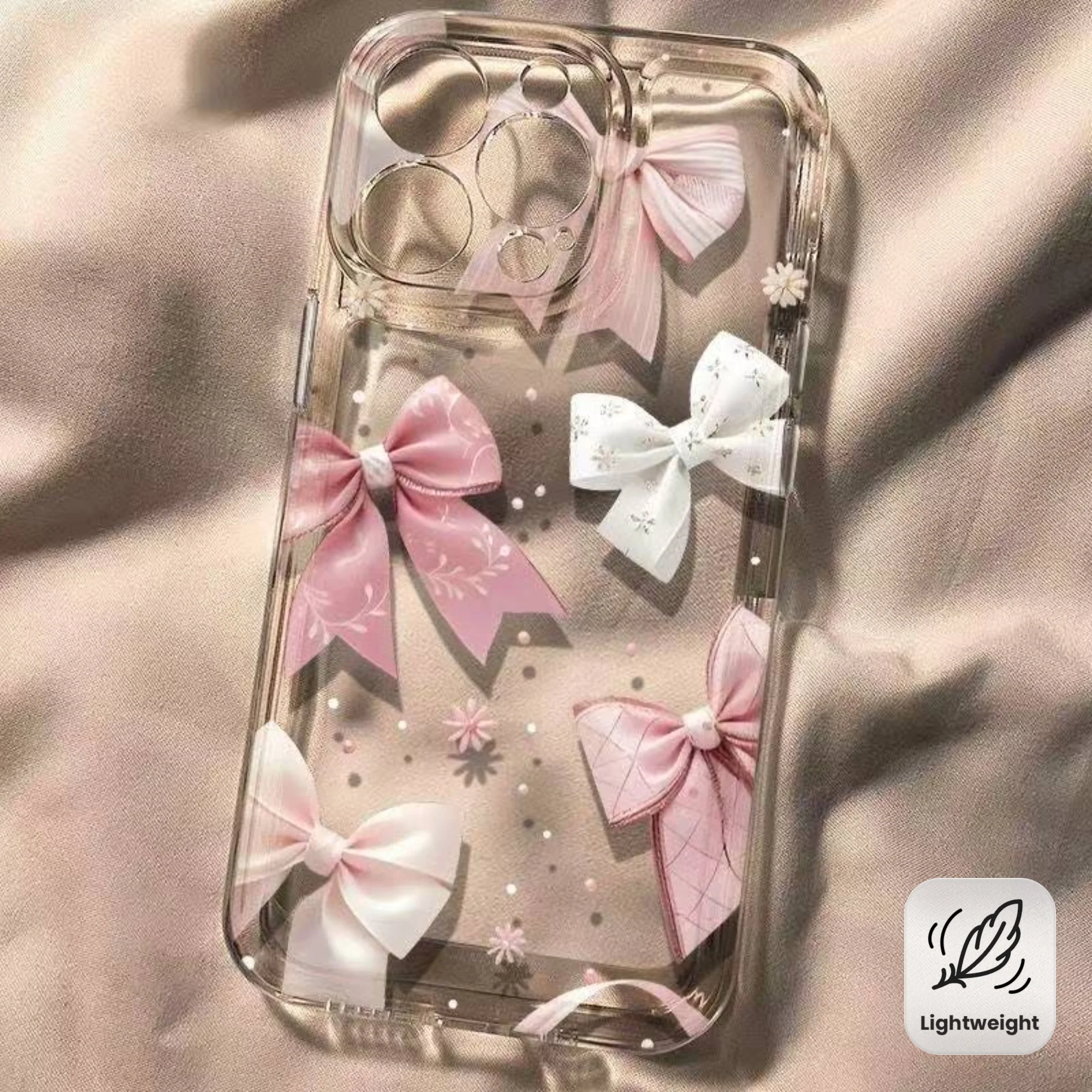 Pink and White Bow Pattern Phone Case, SuitableiPhone 17/16/16ProMax/15/14/13/12ProMax/11/11Pro Anti-drop protection
Pink and White Bow Pattern Phone Case, SuitableiPhone 17/16/16ProMax/15/14/13/12ProMax/11/11Pro Anti-drop protection