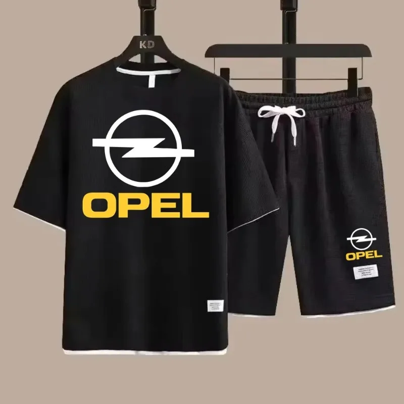2026 OPEL Car Man Tracksuit 2Piece Sets New Waffle Crewneck Tshirt & Shorts Sportwear Suit Mens Tees Short Pants Outfits
2026 OPEL Car Man Tracksuit 2Piece Sets New Waffle Crewneck Tshirt & Shorts Sportwear Suit Mens Tees Short Pants Outfits