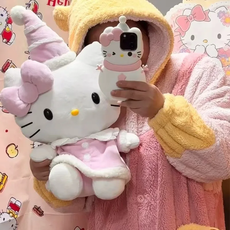Hello Kitty Plushies Soft Dolls Pillow Christmas Kt Cat Plush Toy Cute Hat Kitty Doll Katie Cat Pillow Girl Xmas Gifts
Hello Kitty Plushies Soft Dolls Pillow Christmas Kt Cat Plush Toy Cute Hat Kitty Doll Katie Cat Pillow Girl Xmas Gifts