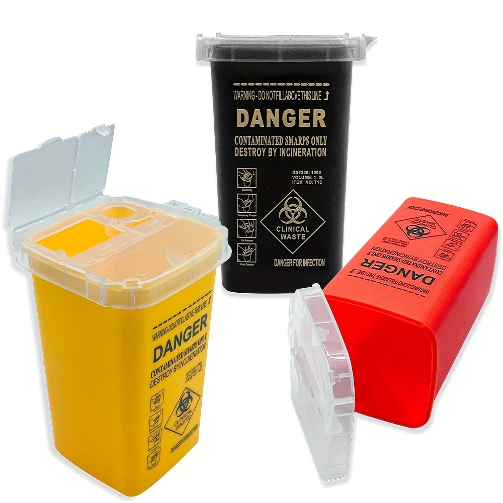 1L Tattoo Sharps Collection Bucket Eyebrow Trimmers Glass Fragments Storage Box Needle Disposing Sharps Plastic Container
1L Tattoo Sharps Collection Bucket Eyebrow Trimmers Glass Fragments Storage Box Needle Disposing Sharps Plastic Container