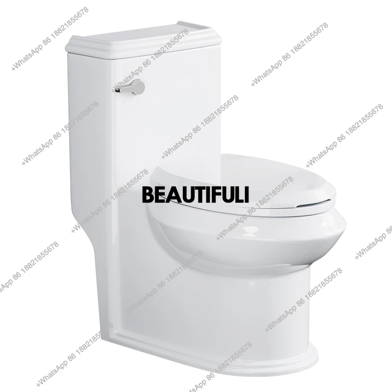 New European retro toilet integrated, black home bathroom creative French style toilet
New European retro toilet integrated, black home bathroom creative French style toilet