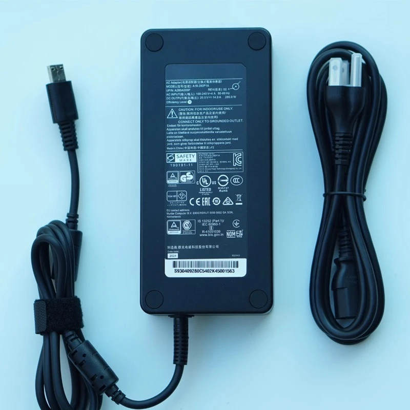 For Chicony Chicony MSI Thor Blade 16 Mechanical Revolution Aurora Pro Quest 20V 14A Power Adapter
For Chicony Chicony MSI Thor Blade 16 Mechanical Revolution Aurora Pro Quest 20V 14A Power Adapter