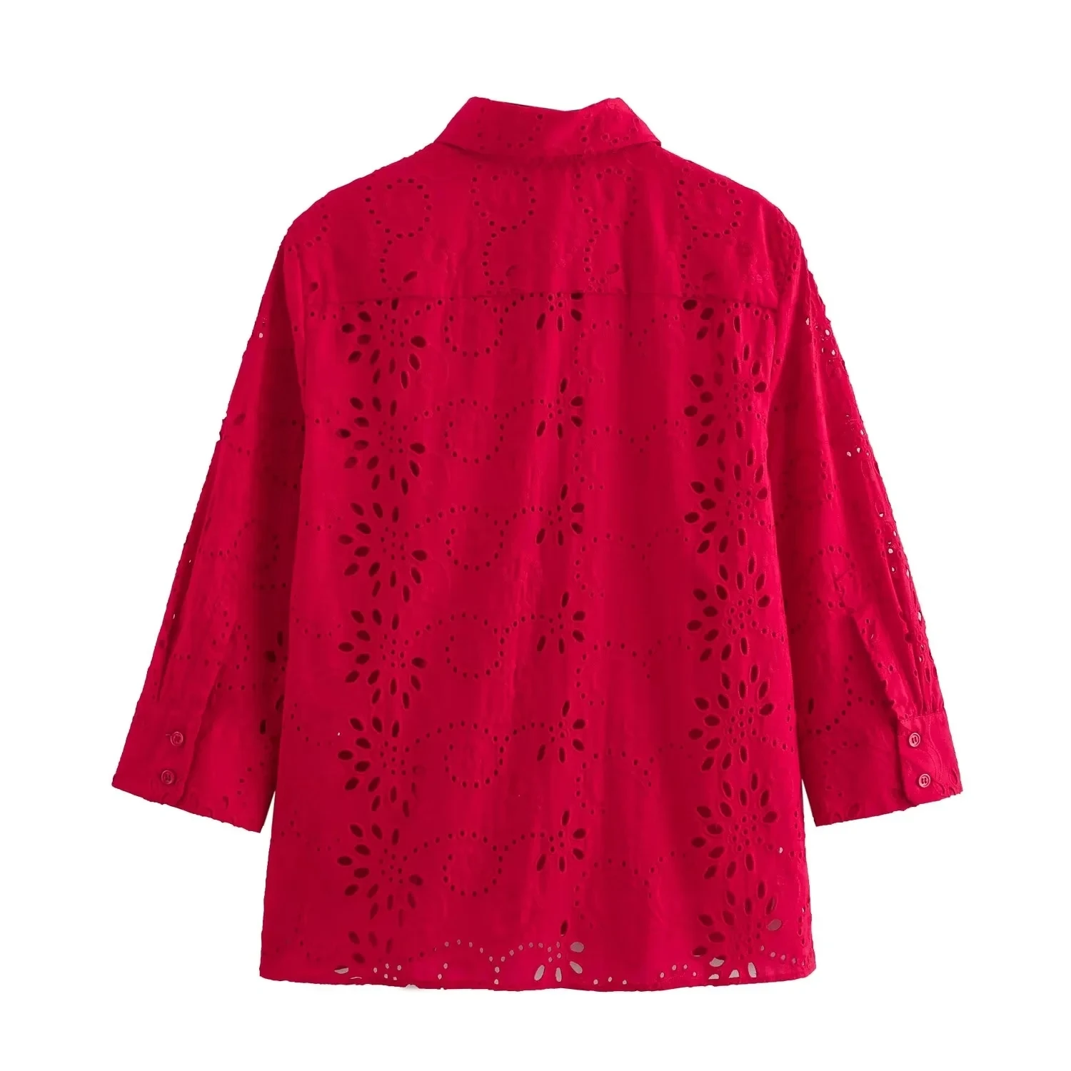 JNLEAOG Autumn New Women's Embroidered Silk Gauze Long Sve irt Hollow out Design Street Sle Polyester Fiber Casual irt
JNLEAOG Autumn New Women's Embroidered Silk Gauze Long Sve irt Hollow out Design Street Sle Polyester Fiber Casual irt