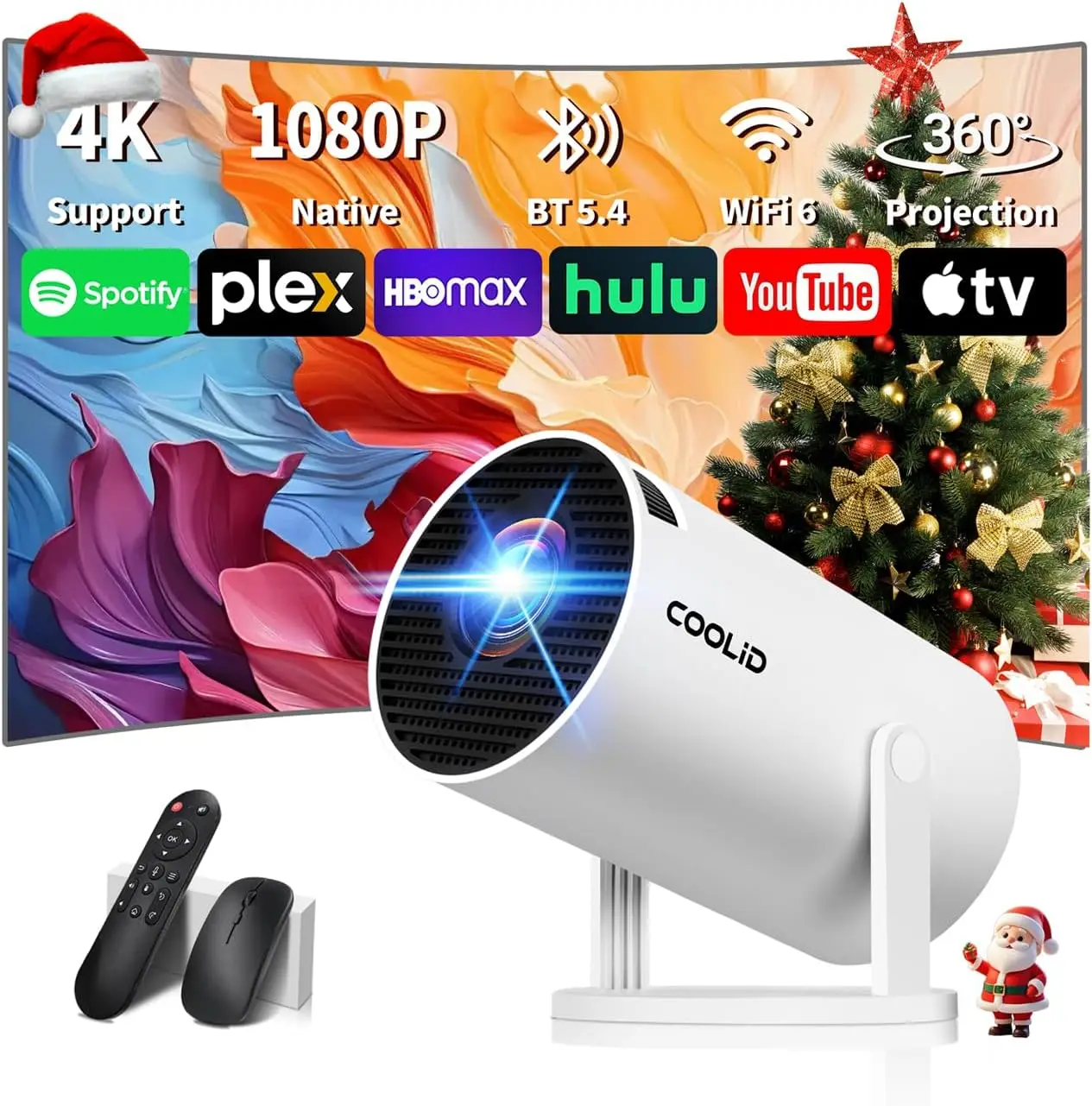 Модернизированный мини-проектор 2025 года с 4K 1080P, автоматическим Keystone, Wi-Fi 6 и Bluetooth 5.4, портативный для HDMI/TV Stick/ноутбука
Модернизированный мини-проектор 2025 года с 4K 1080P, автоматическим Keystone, Wi-Fi 6 и Bluetooth 5.4, портативный для HDMI/TV Stick/ноутбука