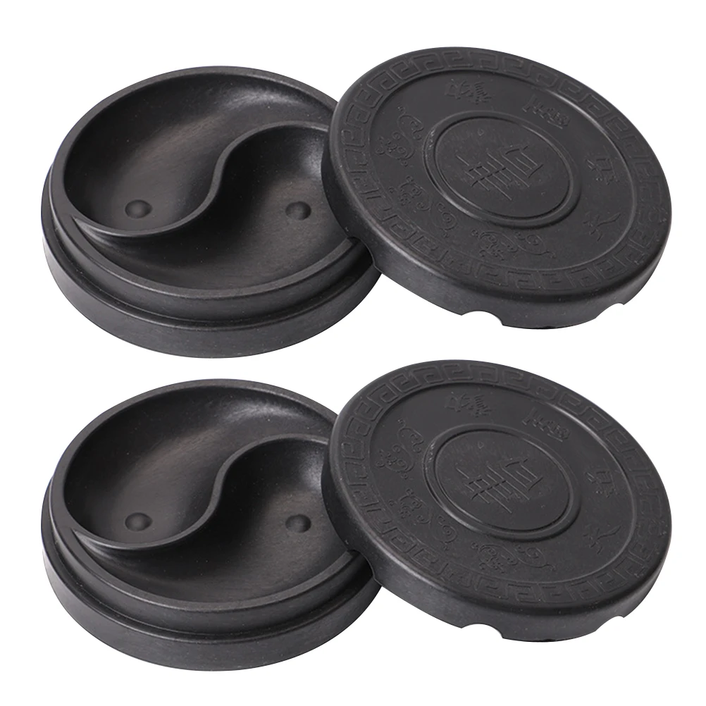 2Pcs Plastic Inkstone Smooth Surface Calligraphy Accessory Creative Appearance Traditional Inkslab Students Stationery Painting 
2Pcs Plastic Inkstone Smooth Surface Calligraphy Accessory Creative Appearance Traditional Inkslab Students Stationery Painting