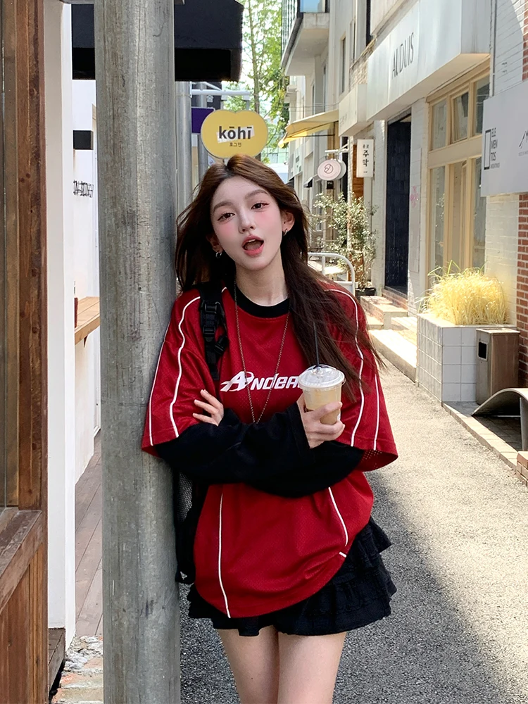 ANDEARDI Women's Long Sve T-irt Breathable Lightweight Summer Casual Print Me Splice Design Comfortable round Ne Top
ANDEARDI Women's Long Sve T-irt Breathable Lightweight Summer Casual Print Me Splice Design Comfortable round Ne Top