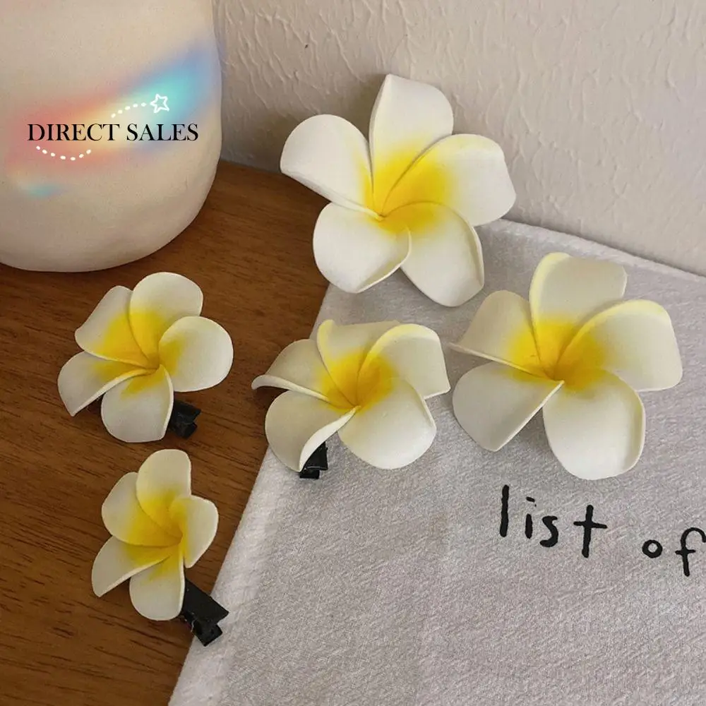 Korean Style Simulation Flower Hair Clip Bohemian Style Duckbill Clip Flower Hairpin Headdress Seaside Vacation Headwear
Korean Style Simulation Flower Hair Clip Bohemian Style Duckbill Clip Flower Hairpin Headdress Seaside Vacation Headwear