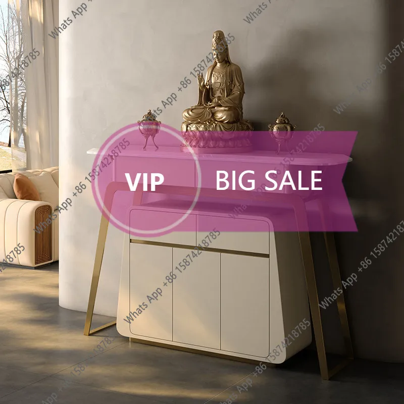 A-Household shrine simple modern entrance incense candle holder Buddha table light luxury living room natural marble tribute tab
A-Household shrine simple modern entrance incense candle holder Buddha table light luxury living room natural marble tribute tab