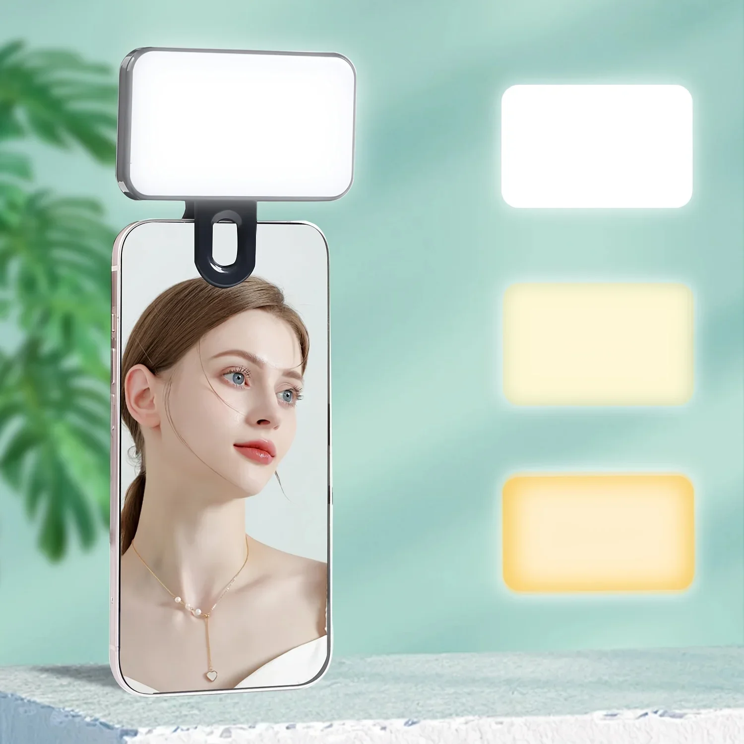 Selfie Fill Light – Mini Clip-on LED, Rechargeable, 3 Color Modes & Adjustable Brightness for Phones & Computers
Selfie Fill Light – Mini Clip-on LED, Rechargeable, 3 Color Modes & Adjustable Brightness for Phones & Computers