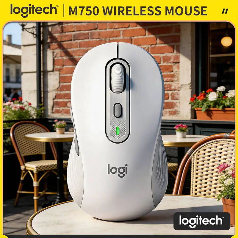 Silent M750 Mouse - Ergonomic Grip, 90% Noise Reduction, SmartWheel, 24-Month Battery, Home Use Ready
Silent M750 Mouse - Ergonomic Grip, 90% Noise Reduction, SmartWheel, 24-Month Battery, Home Use Ready