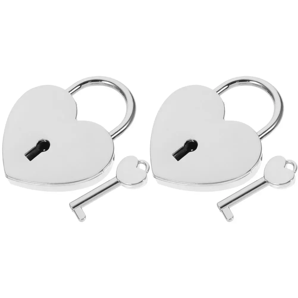 2pcs Heart Locks Travel Lock for Luggage Travel Suitcase Padlocks Keys Zinc Alloy Durable Love Bridge Locks Gifts
2pcs Heart Locks Travel Lock for Luggage Travel Suitcase Padlocks Keys Zinc Alloy Durable Love Bridge Locks Gifts