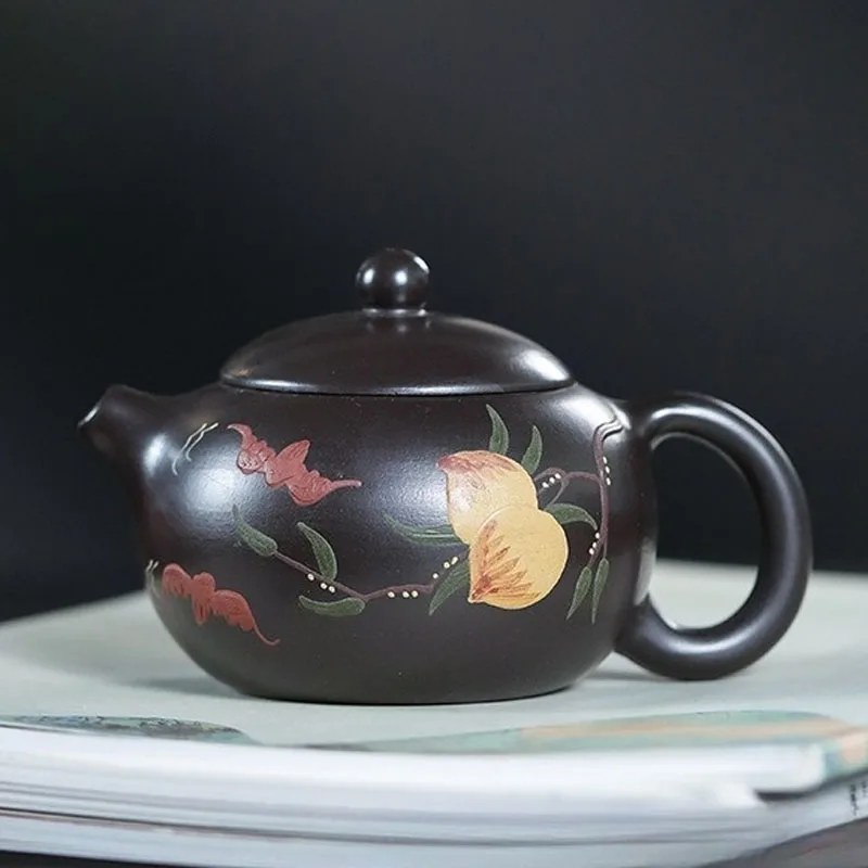 Чайник Xishi Longevity Peach в китайском стиле, фиолетовая глина, необработанная руда, черная грязь, кунг-фу, бытовой, чистая ручная работа, 210 мл, чайники, 1 шт.
Чайник Xishi Longevity Peach в китайском стиле, фиолетовая глина, необработанная руда, черная грязь, кунг-фу, бытовой, чистая ручная работа, 210 мл, чайники, 1 шт.