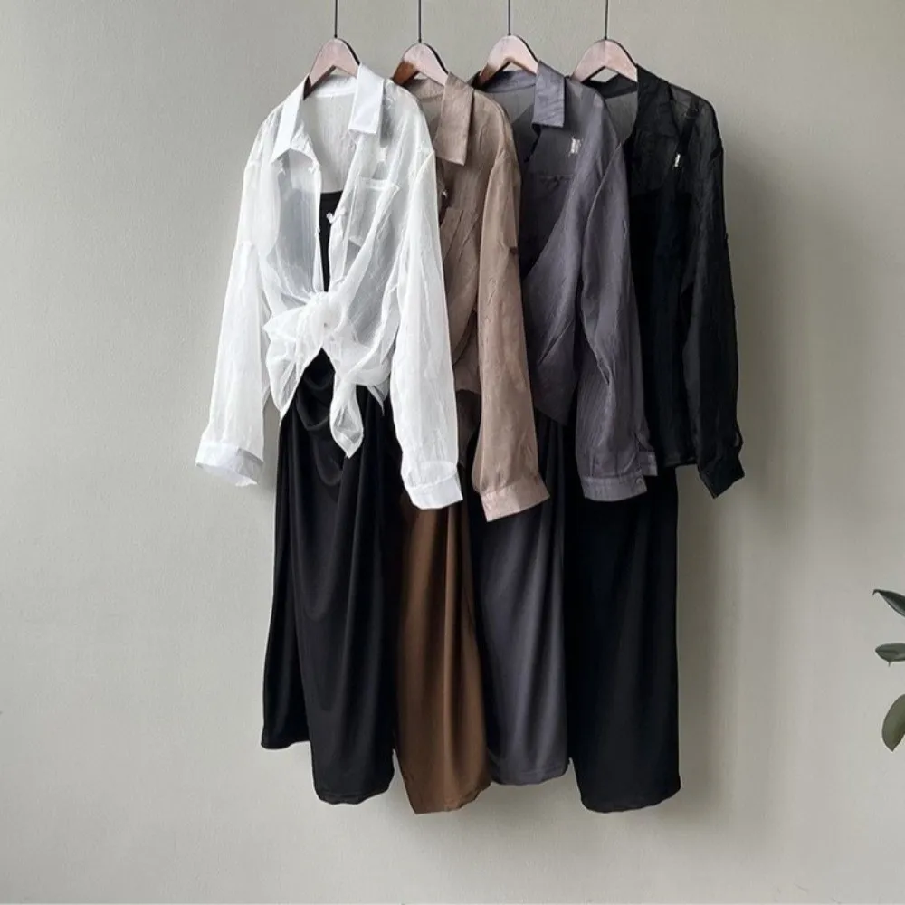 Fashion Slimming Chinese Style Shirt Thin Casual Long Sleeve Tops Sun Protection Outerwear Women
Fashion Slimming Chinese Style Shirt Thin Casual Long Sleeve Tops Sun Protection Outerwear Women