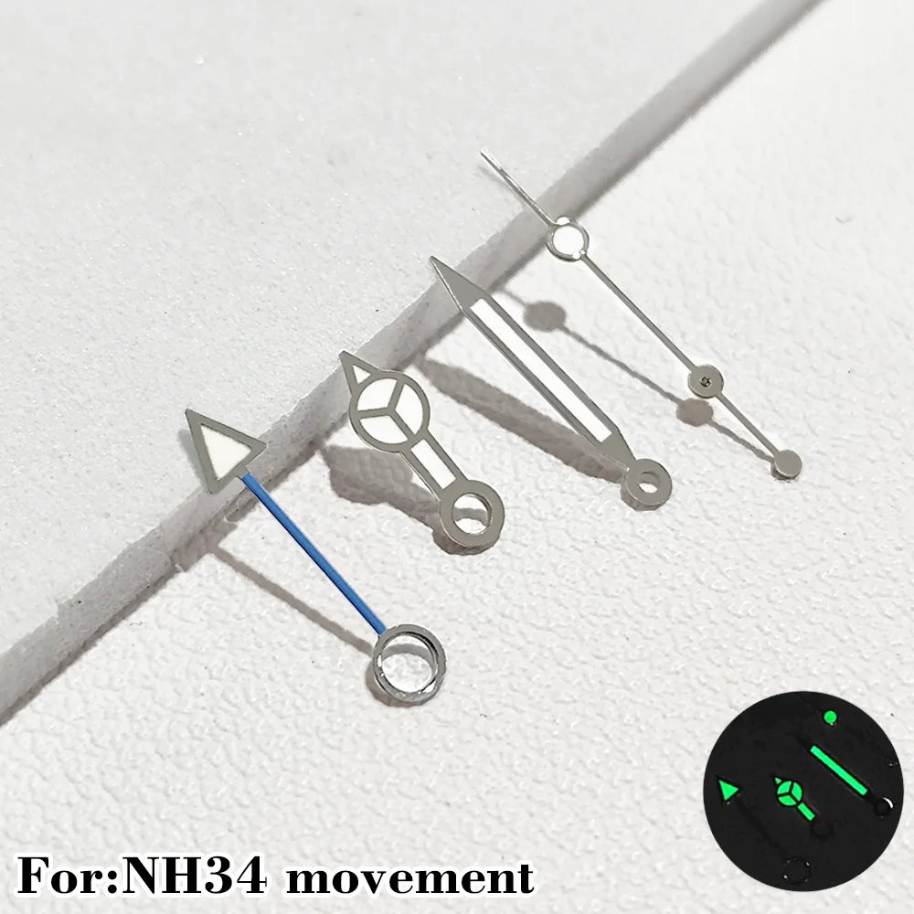 NH34 GMT Hands Watch Hand Parts Green Luminous Hand Suitable For NH34 Automatic Movement Watches Pointer Accessories NH34 Hand
NH34 GMT Hands Watch Hand Parts Green Luminous Hand Suitable For NH34 Automatic Movement Watches Pointer Accessories NH34 Hand