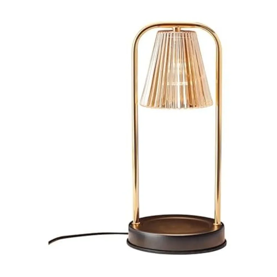 13.8 Inch Electric Candle Warmer Lamp with Amber Glass Shade and Wooden Base - Flameless Candle Melter with Dimmer Control for
13.8 Inch Electric Candle Warmer Lamp with Amber Glass Shade and Wooden Base - Flameless Candle Melter with Dimmer Control for
