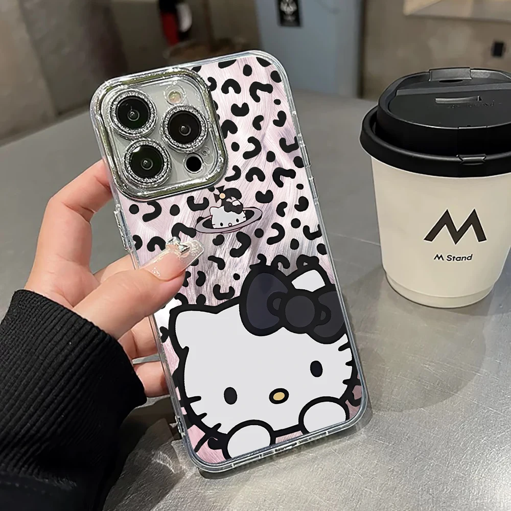Hello Kitty Silicone Phone Case For Iphone 16 15 14 Plus 13 12 11 Pro Max Cover Leopard Print Funda Cartoon Cat Cases Carcasa
Hello Kitty Silicone Phone Case For Iphone 16 15 14 Plus 13 12 11 Pro Max Cover Leopard Print Funda Cartoon Cat Cases Carcasa