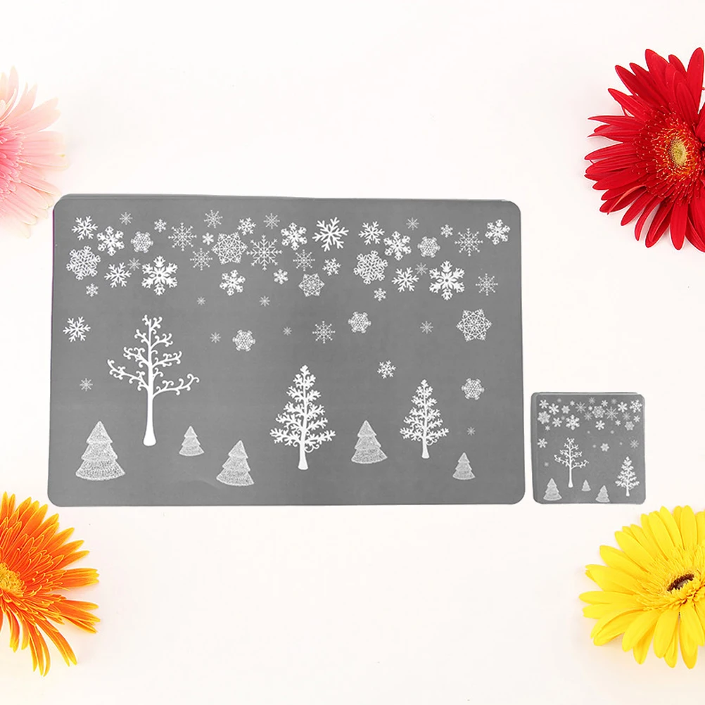 12 Pcs Christmas Tree Placemats PVC Dining Printing Restaurant Table Decoration Cup Room Ambience
12 Pcs Christmas Tree Placemats PVC Dining Printing Restaurant Table Decoration Cup Room Ambience