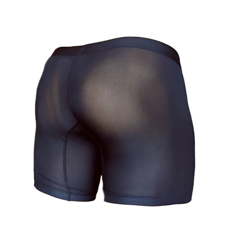 Ribbed Ice Silk Men Thin Elasticity Seamless Underwear Extended Leg Imitation Translucent Long Boxer Plus Size Lingeries Hommes
Ribbed Ice Silk Men Thin Elasticity Seamless Underwear Extended Leg Imitation Translucent Long Boxer Plus Size Lingeries Hommes