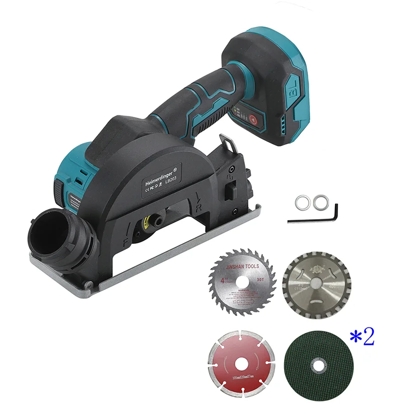 4-Inch (110mm) Brushless 18V Cordless Circular Saw for Woodworking, Metal, and Stone with External Rotor Motor, No battery
4-Inch (110mm) Brushless 18V Cordless Circular Saw for Woodworking, Metal, and Stone with External Rotor Motor, No battery