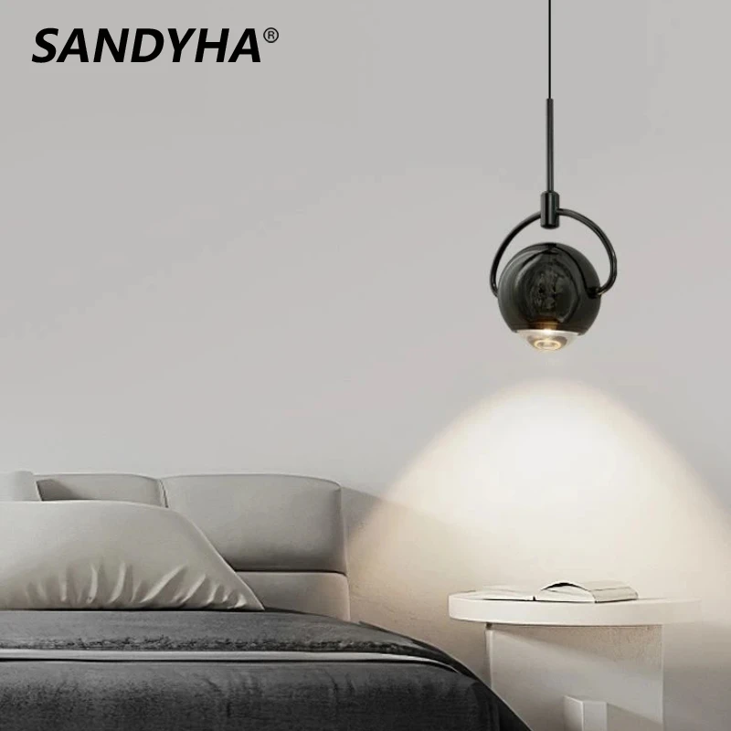 SANDYHA Modern Minimalist Pendant Lights Bedroom Bedside Lamp for Living Room Dining Table Lighting Fixtures Home Decoration
SANDYHA Modern Minimalist Pendant Lights Bedroom Bedside Lamp for Living Room Dining Table Lighting Fixtures Home Decoration