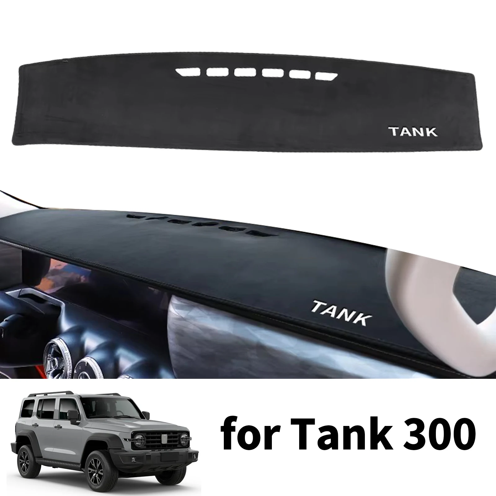 Накладка на приборную панель для GWM TANK 300 2022 2023 2024, коврик для приборной панели, противоскользящий солнцезащитный ковер, защитный коврик
Накладка на приборную панель для GWM TANK 300 2022 2023 2024, коврик для приборной панели, противоскользящий солнцезащитный ковер, защитный коврик