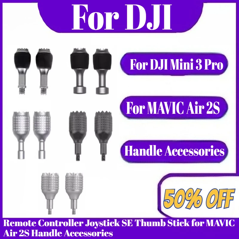 For DJI Mini 3 Pro Remote Controller Joystick SE Thumb Stick for MAVIC Air 2S Handle Accessories
For DJI Mini 3 Pro Remote Controller Joystick SE Thumb Stick for MAVIC Air 2S Handle Accessories