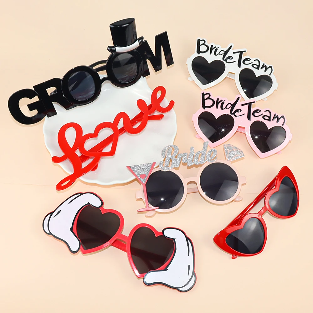 Bride To Be Wedding Decoration Glasses Heart Bride Groom Bride Team Photo Prop Glasses Bridesmaid Gifts Bachelorette Hen Party
Bride To Be Wedding Decoration Glasses Heart Bride Groom Bride Team Photo Prop Glasses Bridesmaid Gifts Bachelorette Hen Party