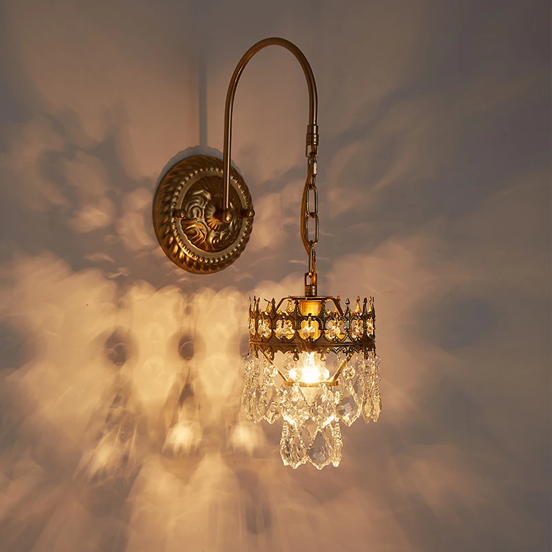 Furniture for small-sized apartmentsAmerican country wrought iron light luxury bedroom living room aisle bedside crystal wall la
Furniture for small-sized apartmentsAmerican country wrought iron light luxury bedroom living room aisle bedside crystal wall la