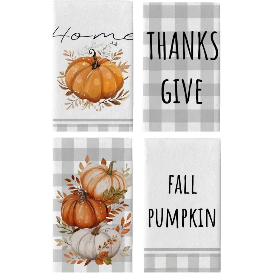Microfiber Pumpkin Fall Kitchen Towels Set of 4 18x26 Ih Halloween Dish Towels with Farmhouse Decor Thanksgiving Hand Towels Or
Microfiber Pumpkin Fall Kitchen Towels Set of 4 18x26 Ih Halloween Dish Towels with Farmhouse Decor Thanksgiving Hand Towels Or
