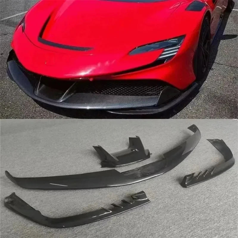 Real Dry Carbon Fiber Front Lower Lip Intake Spoiler Exterior Body Kit SF90
Real Dry Carbon Fiber Front Lower Lip Intake Spoiler Exterior Body Kit SF90