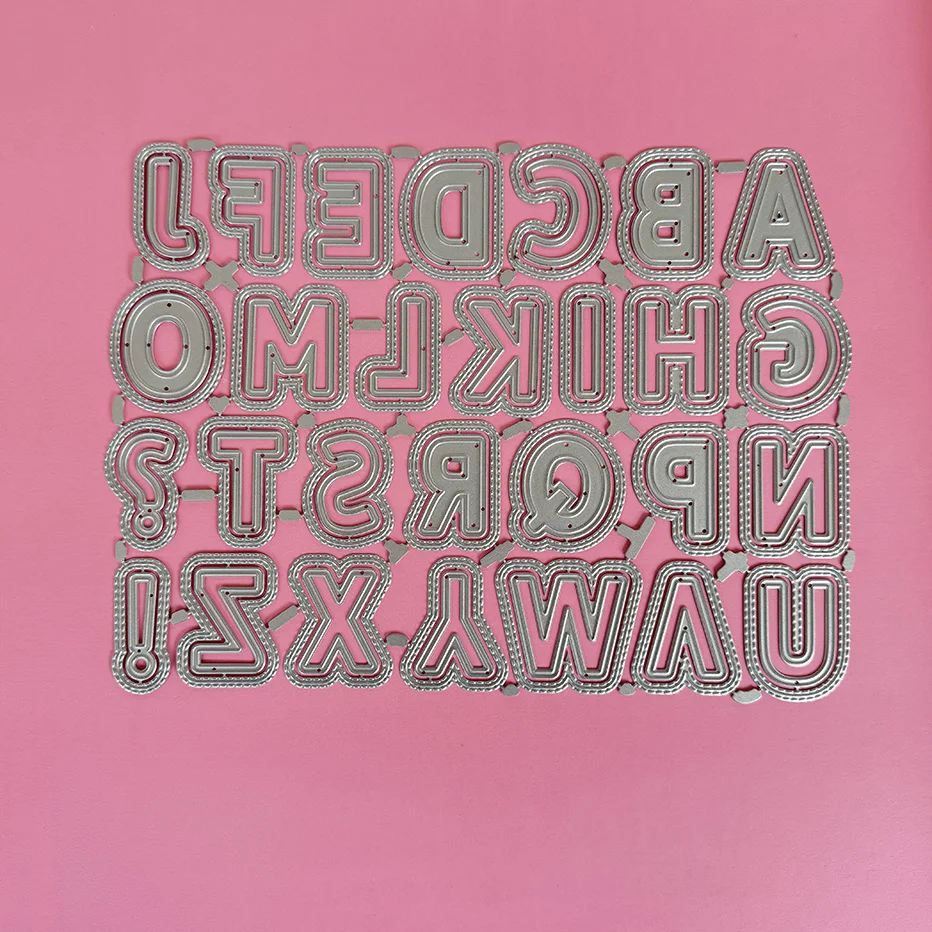 Alphabet Metal Cutting Dies Stencil for DIY Scrapbooking Photo Album Embossing Paper Cards Crafts Diecuts New 2024
Alphabet Metal Cutting Dies Stencil for DIY Scrapbooking Photo Album Embossing Paper Cards Crafts Diecuts New 2024