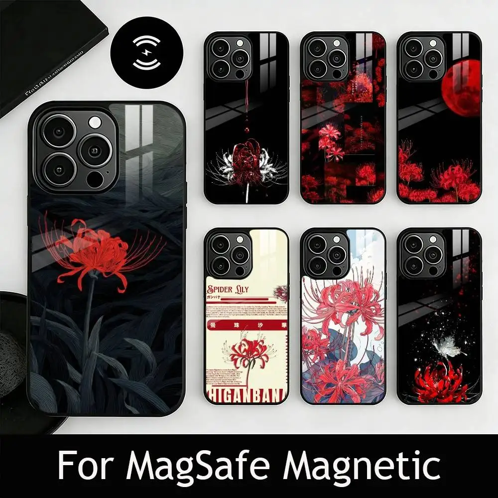 R-Red Spider Lily Flower of Hell Phone Case For iPhone17,16,15,14,13,12,11 Plus,Pro Magnetic For Magsafe Wireless Charging
R-Red Spider Lily Flower of Hell Phone Case For iPhone17,16,15,14,13,12,11 Plus,Pro Magnetic For Magsafe Wireless Charging