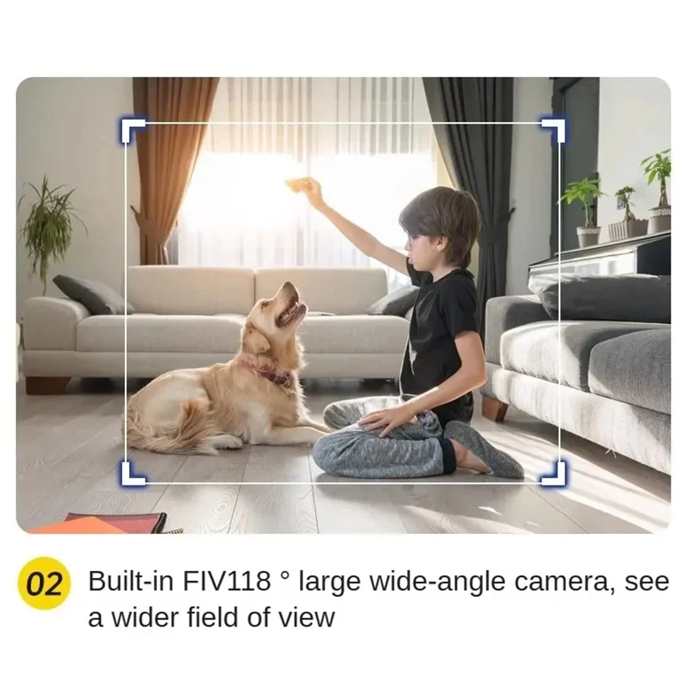 AS62 Smart Home Security4K PTZ Robot Two-Way Audio Color Night Vision Surveillance Baby Pets Monitor Dual Lens Camera EU Plug
AS62 Smart Home Security4K PTZ Robot Two-Way Audio Color Night Vision Surveillance Baby Pets Monitor Dual Lens Camera EU Plug