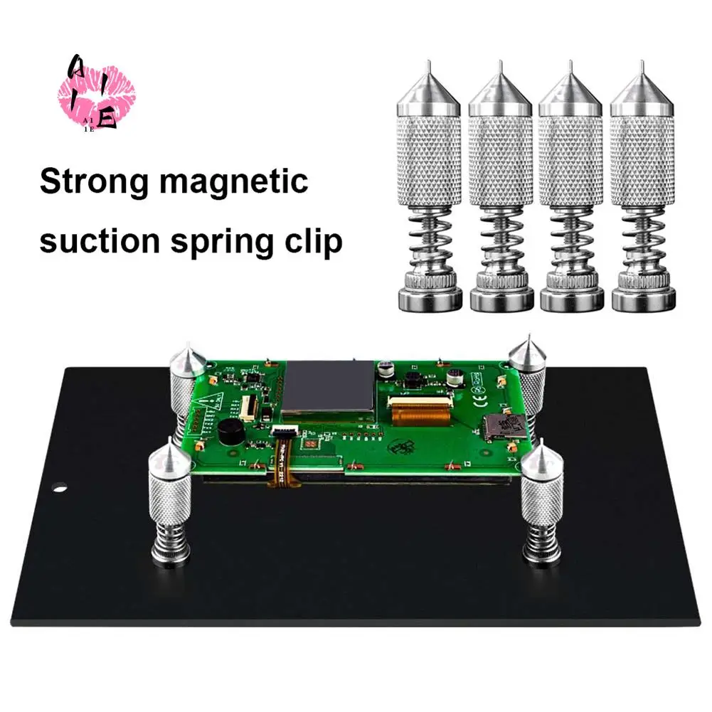 A11E-Strong Magnetic Suction Spring Clamp Universal PCB Holder Fixtute Circuit Electronic Repair Platform Soldering Tool
A11E-Strong Magnetic Suction Spring Clamp Universal PCB Holder Fixtute Circuit Electronic Repair Platform Soldering Tool