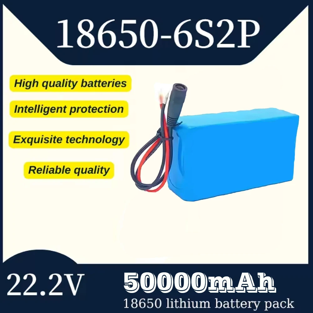 50000mAh 6s2p 18650 24V lithium battery rechargeable battery with BMS protection board lithium-ion battery pack with charger
50000mAh 6s2p 18650 24V lithium battery rechargeable battery with BMS protection board lithium-ion battery pack with charger