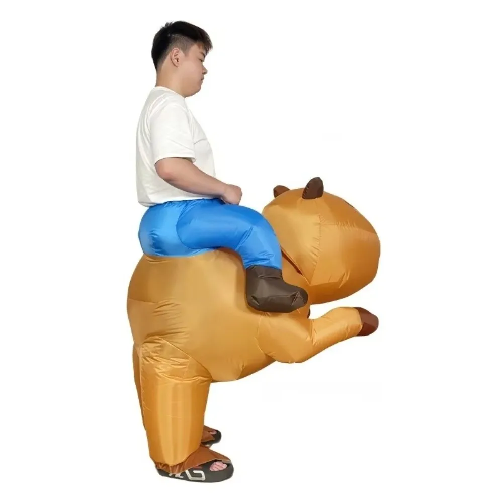Funny Cartoon Inflatable Capibara Costume With Blower Foldable Blow Up Animal Costume Inflatable Fancy Dress Suit Carnival Party
Funny Cartoon Inflatable Capibara Costume With Blower Foldable Blow Up Animal Costume Inflatable Fancy Dress Suit Carnival Party