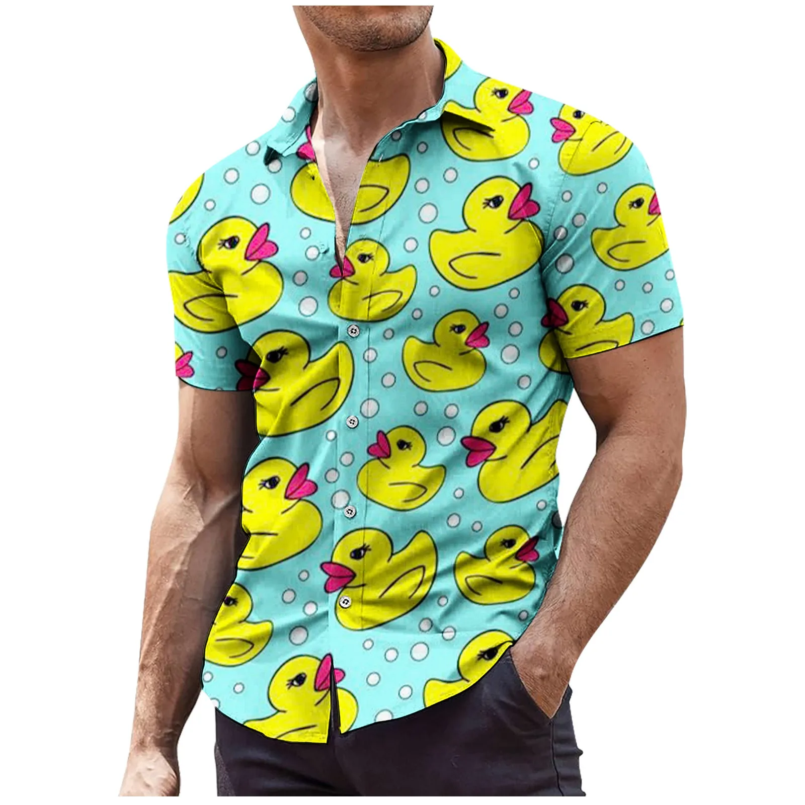 Duck 3d Print Shirts Men Fashion Hawaiian Shirt Short Sleeve Casual Beach Shirts Boys Single-Breasted Blouse Men's Clothing 2024
Duck 3d Print Shirts Men Fashion Hawaiian Shirt Short Sleeve Casual Beach Shirts Boys Single-Breasted Blouse Men's Clothing 2024