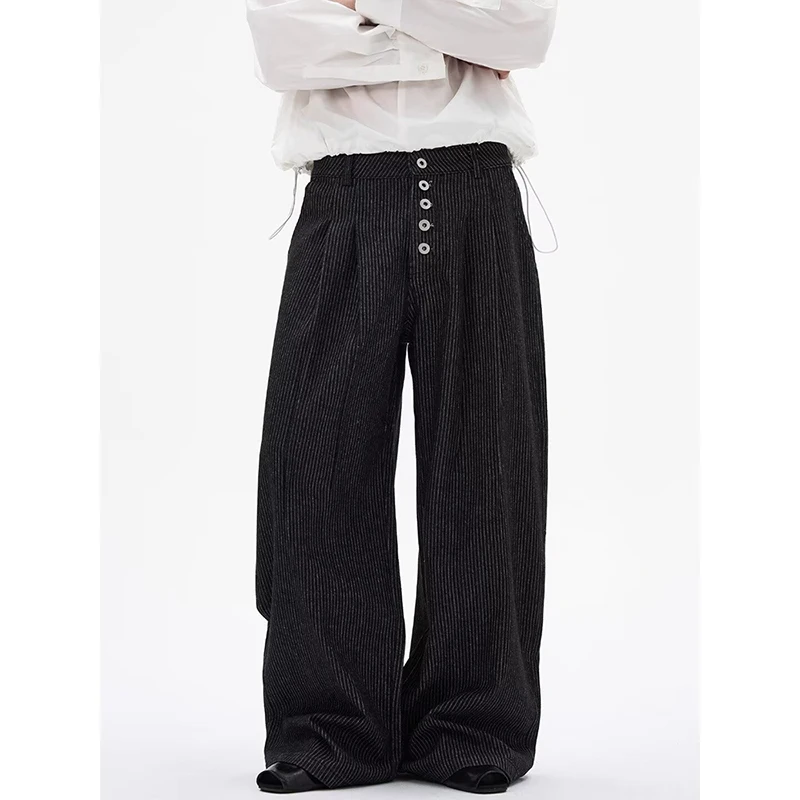 KEQI Men's Black Y2k Baggy Grunge Stripe Jeans Japandi Style Vintage Oversize Jean Pants Harajuku Wide Denim Trousers Clothes
KEQI Men's Black Y2k Baggy Grunge Stripe Jeans Japandi Style Vintage Oversize Jean Pants Harajuku Wide Denim Trousers Clothes