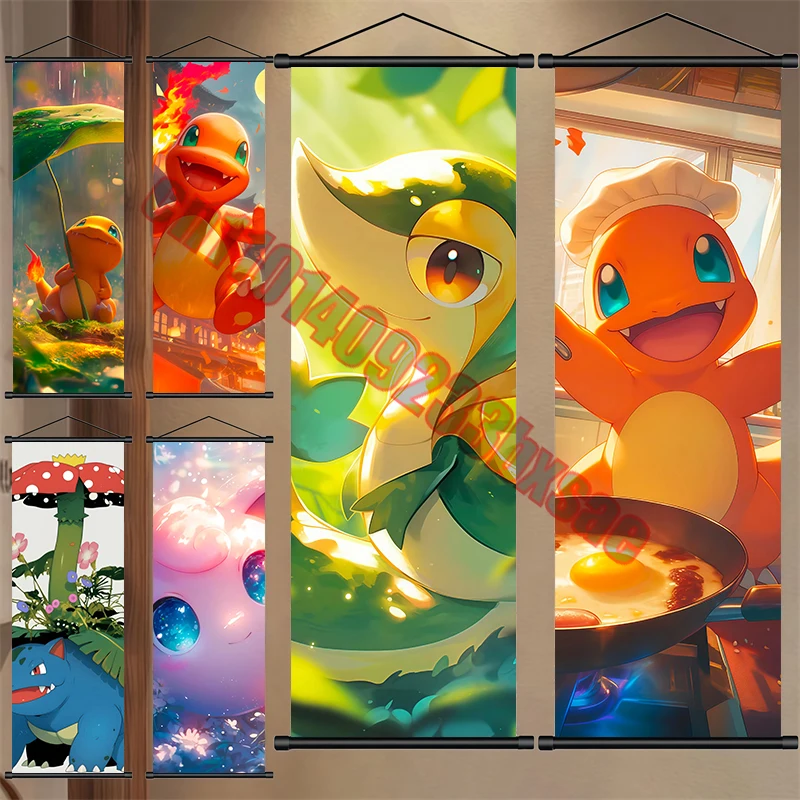 Childhood Memory Classic Anime Pokemon Poster Scroll Painting Pendant Modern Room Art Decoration, Best Gift for Children
Childhood Memory Classic Anime Pokemon Poster Scroll Painting Pendant Modern Room Art Decoration, Best Gift for Children