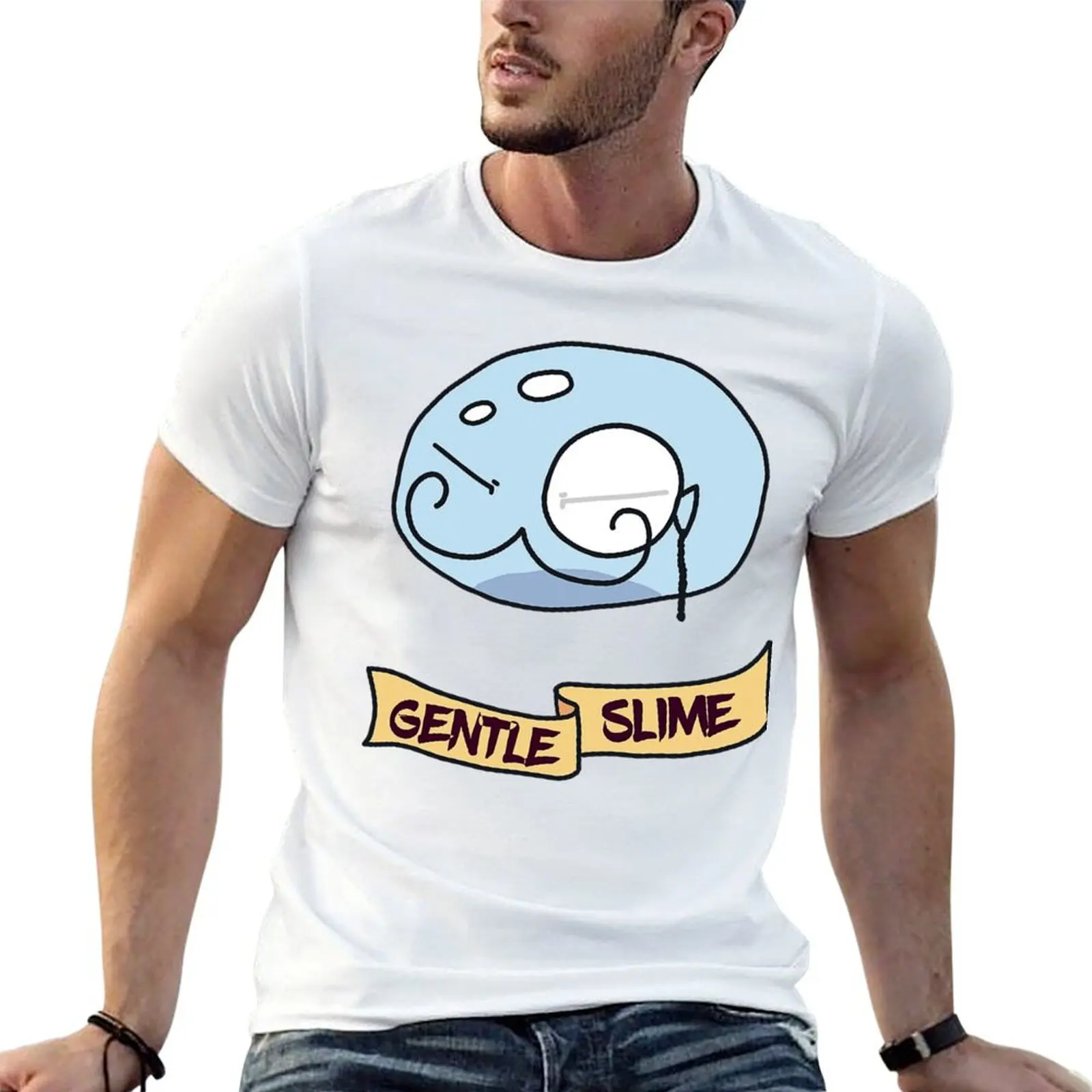 Gentle Slime T-Shirt man t shirt cotton t shirt man plain T-Shirt
Gentle Slime T-Shirt man t shirt cotton t shirt man plain T-Shirt