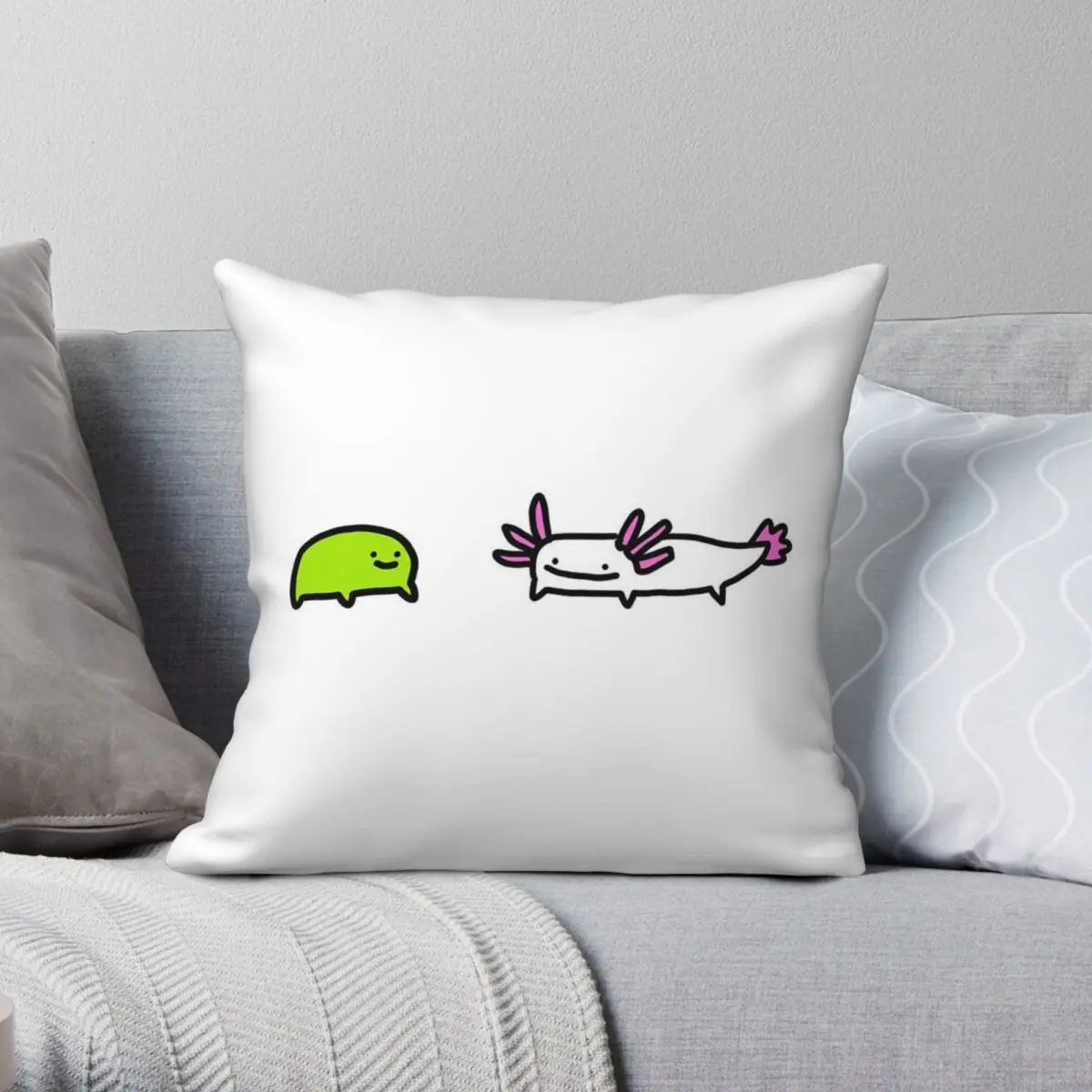 Квадратная наволочка Axolotl Friend, полиэстер, лен, бархат, креативная декоративная наволочка на молнии, чехол для домашней подушки
Квадратная наволочка Axolotl Friend, полиэстер, лен, бархат, креативная декоративная наволочка на молнии, чехол для домашней подушки