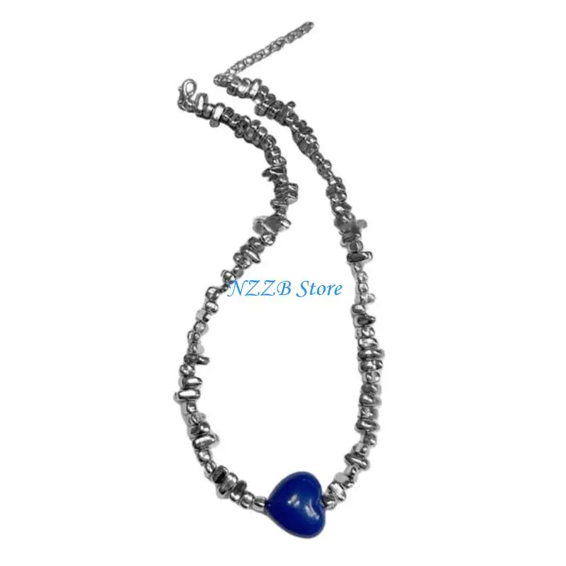 T21F Lightweight Heart Pendant Necklace Beaded Chain Heart Charm Clavicle Chain Jewelry Gift Bohemia Choker Summer
T21F Lightweight Heart Pendant Necklace Beaded Chain Heart Charm Clavicle Chain Jewelry Gift Bohemia Choker Summer
