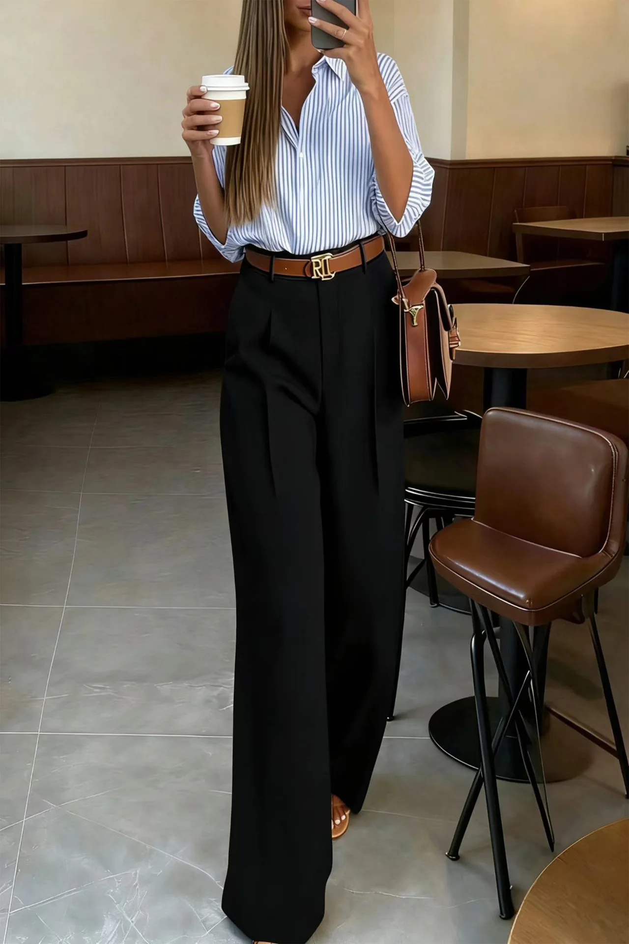 Women's Black High Waist Wide Leg Suit Pants Elegant Straight Leg Office Trousers 2026 New Casual Loose Workwear Pants
Women's Black High Waist Wide Leg Suit Pants Elegant Straight Leg Office Trousers 2026 New Casual Loose Workwear Pants