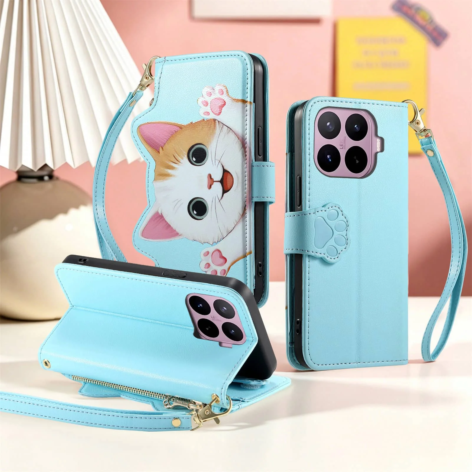 Cute Zipper Crossbody Case for Xiaomi 13 14 15T Pro 15 17 Ultra 17 Pro Max 17T 11 Lite with Card Holder Wrist Strap Lanyard
Cute Zipper Crossbody Case for Xiaomi 13 14 15T Pro 15 17 Ultra 17 Pro Max 17T 11 Lite with Card Holder Wrist Strap Lanyard