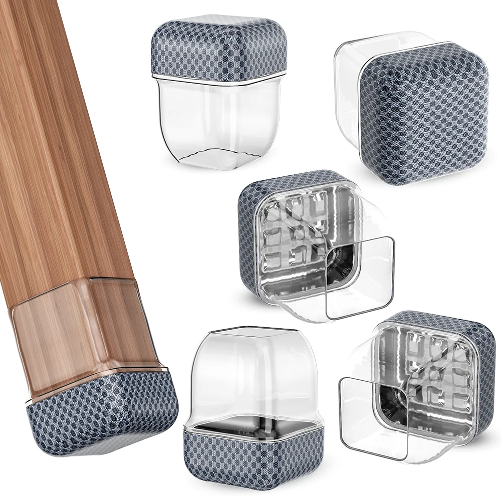 16PCS Chair Leg Caps with Graphene Fabric Bottom No Pet Hair Clinging Silicone Chair Leg Protectors for Carpet Hardwood Floors
16PCS Chair Leg Caps with Graphene Fabric Bottom No Pet Hair Clinging Silicone Chair Leg Protectors for Carpet Hardwood Floors