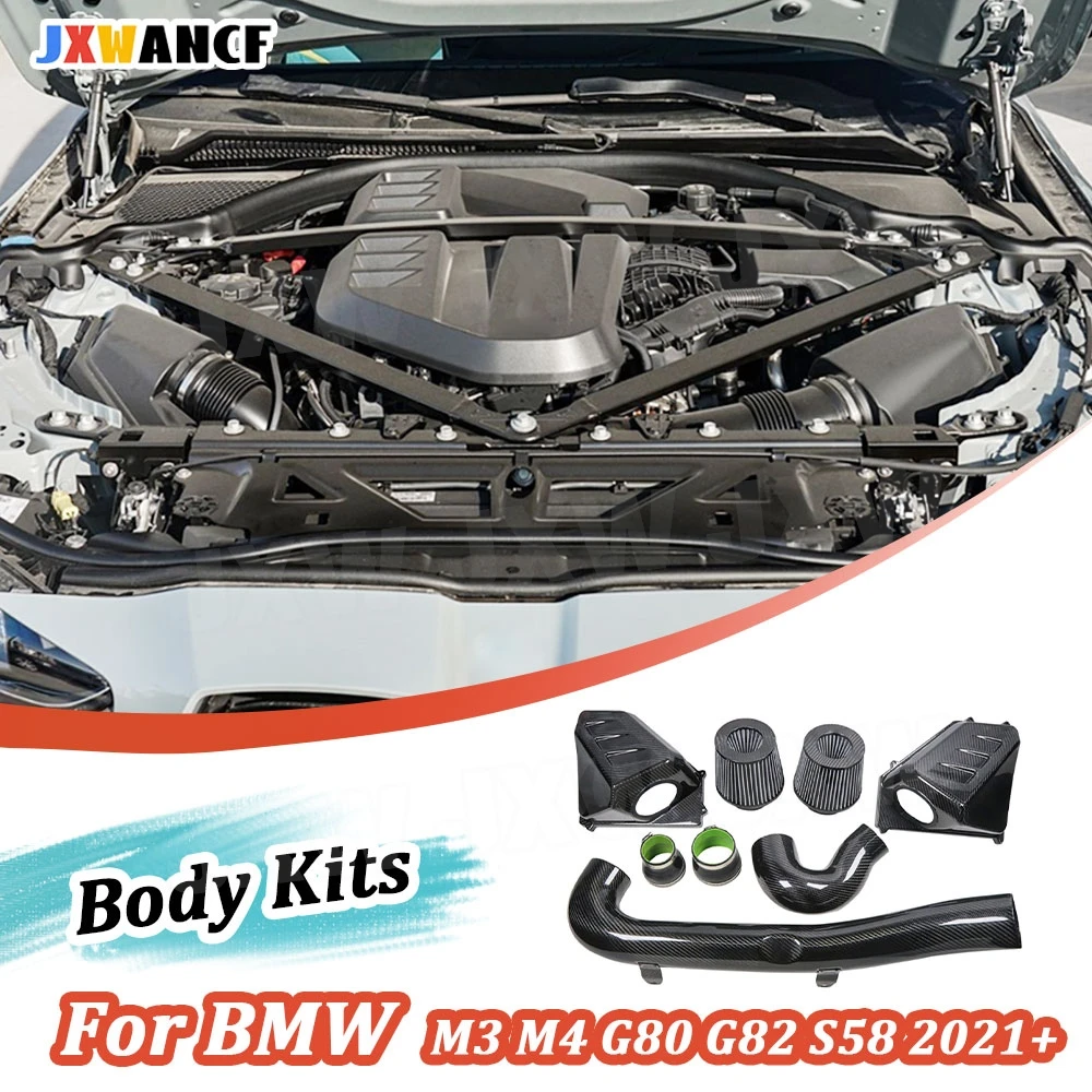 JXWANCF for BMW M3 M4 G80 G82 S58 2021+Prepreg Dry Carbon Fiber Cold Air Intake System Car Accessories Body Kits
JXWANCF for BMW M3 M4 G80 G82 S58 2021+Prepreg Dry Carbon Fiber Cold Air Intake System Car Accessories Body Kits
